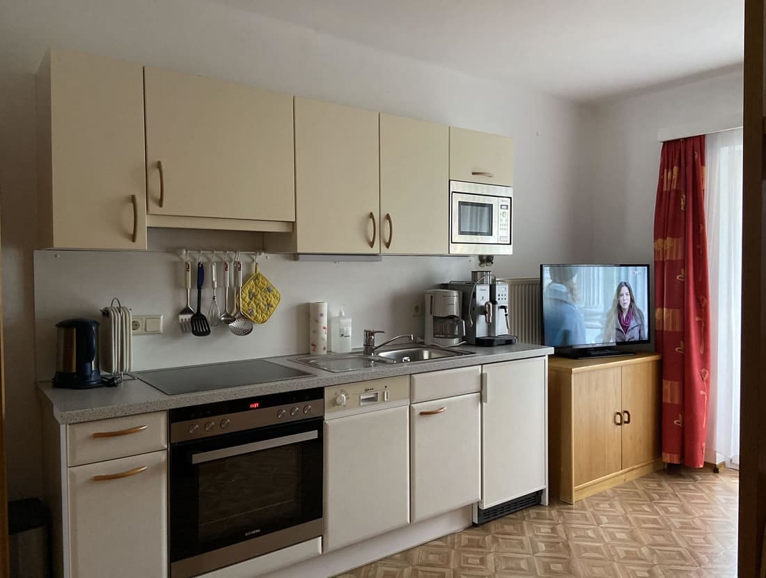 Wohnküche im Appartement