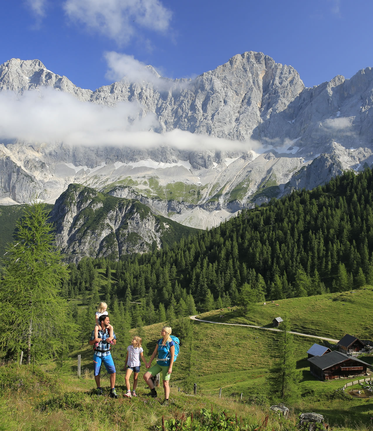 Familienwanderung in Ramsau © Herbert Raffalt